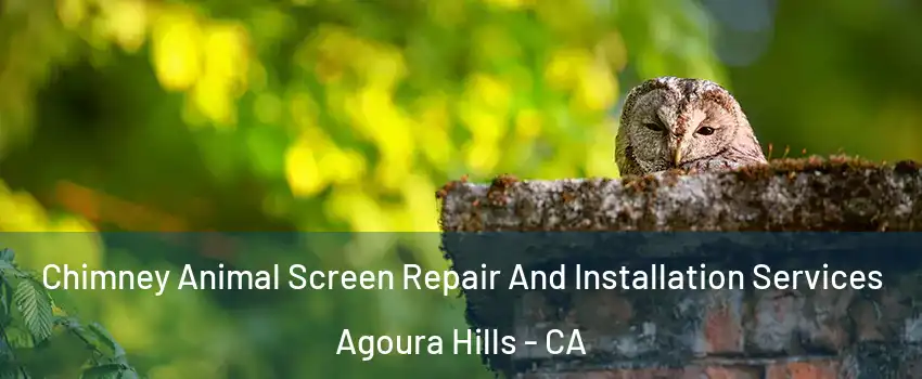  Chimney Animal Screen Repair And Installation Services Agoura Hills - CA