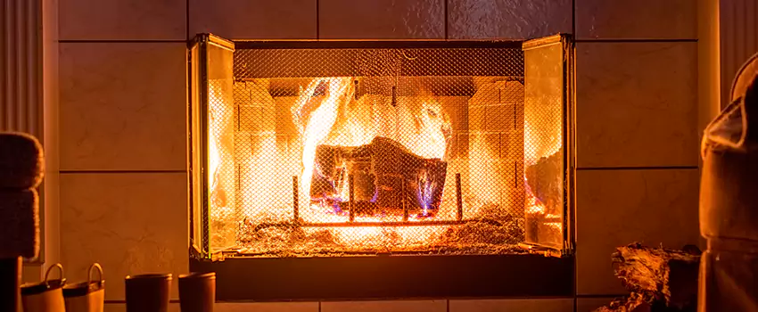 Mendota Hearth Landscape Fireplace Installation in Agoura Hills, California