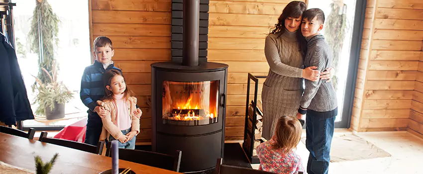 Morso Cast Iron Fireplace Insert Installation in Agoura Hills, California