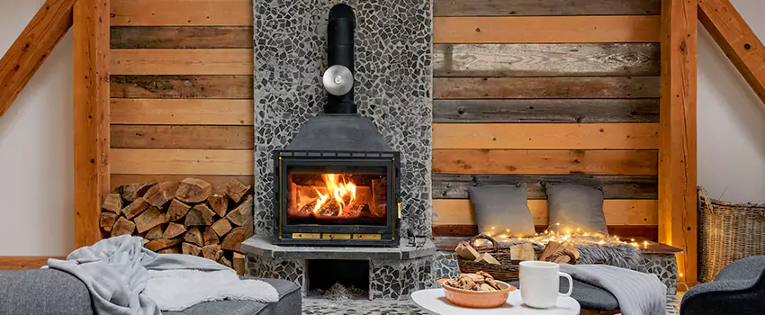 Thelin Hearth Products Direct Vent Gas Stove Fireplace Inspection in Agoura Hills, California